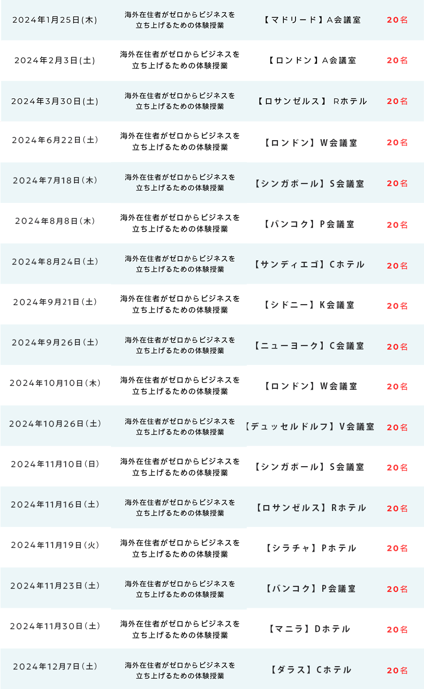 2024年以前 セミナー開催一覧